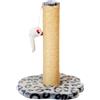 Generico Tira Graffi Albero, Tappetino Corda Pallina Mouse Topo, Gatti Adulti Cuccioli Piccoli, Calmante Unghie Gatto Accessori, Gioco Casa TiraGraffi Graffiatoio Altezza 27 Cm (BLU)