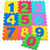 Generico Tappeto Puzzle Bambini con Numeri Tappeto Puzzle Colorato in Morbida Gomma Eva Resistente Isolante Lavabile Tappetino da Gioco per Bambini Tappeto 10 Pezzi cm 30x30 Componibile Removibili (NUMERI)
