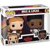 Funko Pop! TV: ST - Max Mayfield & Lucas 2PK - Aka Max - Stranger Things - Figura in Vinile da Collezione - Idea Regalo - Merchandising Ufficiale - Giocattoli per Bambini e Adulti - TV Fans
