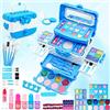 Mrabbitoo Trucchi per Bambine Set - 57 Pezzi Trucco per Bambina Anallergici Valigetta Trucchi Ragazze,Frozen Giocattoli Giochi Trousse Trucchi Bambina,Natale,Regalo di Compleanno per Ragazze 4 5 6 7 8 9 10 Anni