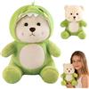 HBSFBH Orsacchiotto Peluche, 30CM Orsacchiotto di peluche con Costume da Dinosauro, Teddy Bear, orsac-chiotto peluch-e con Cappuccio, pelu-che dinosauro, Orsacchio-tto interattivo, Regalo per Compleanno