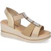 Valleverde Sandali Donna 55581 Pelle Platino o Ghiaccio o Blu