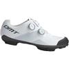 DMT KM0 Evo Scarpe MTB XC in Carbonio con Doppio Boa Li2 Bianco/Argento 43.5 EU