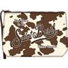 Saint Barth Mc2 Donna Pochette ALIN001 Gomma Marrone Taglia Unica