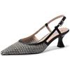 QUEEN HELENA Décolleté con Tacco Basso Slingback Donna K3398