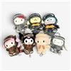 Sanrio GODZILLA x SANRIO PERSONAGGI Peluche Mascotte Portachiavi Set Completo 7...