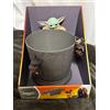 NESSUNA MARCA Star Wars Mandalorian Grogu Ancelain 85 oz 3D Popcorn secchio in plastica