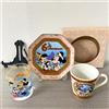 NESSUNA MARCA DisneySea 6th Anniversary Set 3 Pezzi Topolino, Pinocchio, Figaro Piatto Tazz...