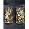 NESSUNA MARCA Set di 2 bicchieri sportivi Tom e Jerry design da baseball e calcio