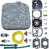 Gubeter Kit di riparazione della lampadina del primer della linea del filtro del carburante aria, per soffiatore Per Stihl Bg45 Bg46 Bg55 Bg65 Bg85, 4229 120 1800