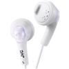 JVC HA‑F160‑W Gumy Cuffie in‑ear, Bass Boost, Bianco | Design leggero con audio nitido, auricolari confortevoli e cavo resistente