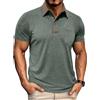 PRIVIMIX Polo da uomo a maniche corte con colletto classico, maglietta da golf, maglietta da rugby con tasca, M-3XL