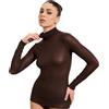 Ciocca Pura Maglia Donna con Cashmere Manica Lunga Pizzo Intimo Canottiera Elegante Calda