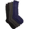 Ciocca calze corte uomo termiche in Pile calde morbide pesanti nero blu fantasia
