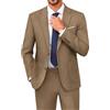 PJ PAUL JONES Abiti da uomo 2 pezzi Slim Fit Business Casual Blazer Giacche | Giacca blazer a 2 bottoni, pantaloni elasticizzati in vita per cena di nozze
