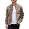 QUNERY Giacca Mezza Stagione Uomo Bomber Jacket in pelle scamosciata | Giacche bomber da uomo, Giacca da Aviatore, Leggera Casual Varsity Giacca Vintage Giacca Sportiva, Blouson
