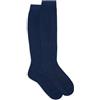 Gallo Calze lunghe donna blu tinta unita