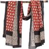 GURU SHOP Guru-Shop, Panno Sottile, Pareo, Appeso al Muro, Gonna a Portafoglio, Abito da Sarong, Combinazione Rosso 15, Cotone, Dimensione Indumenti:One Size, 190x120 cm, Panni Stampati
