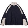 tinetill Giacca da College Y2K da Uomo Giacca Bomber Colletto rialzato Giacche Sportive Giacca Casual alla Moda Giacca da Baseball Vintage Hip Hop Streetwear Giacche estive Cappotto da Fidanzato