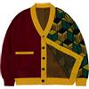 MelangCos Giyuu Cosplay Costume Giyuu Cardigan Halloween Maglione Giacca per Uomo