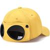 Yixda Berretto da baseball unisex con occhiali di protezione, Hip Hop Sport Snapback