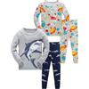 SOIBEEN Pigiama per ragazze Set 100% Cotone PJs Bambino Manica Lunga Pigiami Vestiti per bambini 2 Pezzi Outfit 1-8 Anni