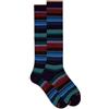Gallo Calze lunghe donna viola righe multicolor