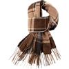 Fjquamitix Sciarpe da donna in tartan di cachemire, sciarpe da donna invernali, lunghe, morbide, calde, nappe, scialli, stola, regali per le donne