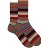 Gallo Calze corte donna beige righe multicolor