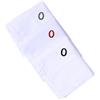 Hell Blues Fazzoletto da uomo con monogramma ricamato con iniziali, confezione da 3 pezzi, 100% cotone, misura king size, colore bianco, idea regalo