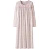 Keyocean Camicia da Notte Donna 100% Cotone Abito da Notte Lungo Ricamata