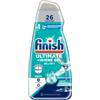 Finish Quantum +Igiene Gel, Gel Detersivo Per Lavastoviglie Liquido Raccomandato da Napisan, Multiazione, Fresh,26 Lavaggi, 560 ml