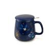 Neavita Infusi da Favola Infusiera in ceramica blu con filtro in acciaio, 400 ml