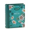 Neavita Rituali Botanici Mini cofanetto in latta Libro con Tisana Relax, 5 filtri