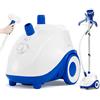 Sweetcrispy Steamer - Piastra per vapore, 1500 W, con ruote, serbatoio dell'acqua da 1,7 litri per 55 minuti, rimozione delle pieghe professionale riscalda in 45 secondi