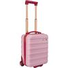 Cabin Max Anode Carry On Hand Bagaglio Valigia - Leggero, Guscio Rigido, 4 Ruote, Serratura a Combinazione.., Bacca rosa, 40 x 30 x 20cm, 2 Wheel, Valigia Cabina
