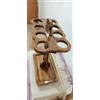 Fatto a mano Nuovo supporto in legno di design completo per eleganti bastoncini da...