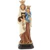 SHALOM - Statua Madonna Del Carmine, In Resina. Altezza 15 Cm