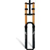 DHNCBGFZ Forcella Ammortizzata Per Mountain Bike 26/27.5/29in Ad Aria DH 9x100mm QR | Forcelle Anteriori A Doppia Corona Escursione 180mm Manuale Blocco 1-1/8 Tubo Dritto Freno A Disco