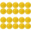 VICASKY 20 Pezzi Palla Allenamento Pickleball 40 Fori 74mm in PE Giallo | Traiettoria Prevedibile, Visibilità Elevata, Uso Indoor e Outdoor, per Racchette e Sessioni di Pratica