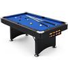 Generic Tavolo da biliardo con tavolo da ping pong e piano da pranzo, design pieghevole per risparmiare spazio, costruzione durevole, perfetto per sala giochi o intrattenimento in famiglia