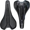 HDRTCBU sella da bicicletta Sella per bici da strada MTB Sedile per bicicletta | Binari interamente in fibra di carbonio leggeri stampati in 3D, cavi 7x9mm