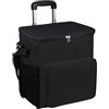 Generico Borsa Frigo con Ruote Borsa Termica Morbida | Carrello Trasportabile con Manico Borsa Isolata Antigoccia 35 Litri per Picnic Campeggio Shopping Giardino Esterno