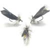 Mosche Artificiali Massimo Clini Grizzly Caddis Body Foam Dry Fly - 5 mosche secche da pesca a mosca montate a mano su amo, Misura amo a scelta, per trota e temolo, Made in Italy
