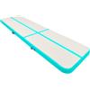 WERNBUPS Tappetino da ginnastica gonfiabile, 300 x 100 x 10 cm, in PVC, rosa, con pompa, grande tappetino sportivo per yoga, judo, wrestling, kickboxing, ginnastica e giochi in piscina