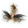 Mosche Artificiali Massimo Clini Henryville Special Traditional Dry Fly - 5 mosche secche da pesca a mosca montate a mano su amo, Misura amo a scelta, per trota e temolo, Made in Italy