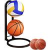 Generic Supporto da basket, supporto per organizer | pallavolo di ferro, ripiano multistrato multifunzionale per riporre palline di ferro per camera da letto, soggiorno, garage