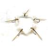 Mosche Artificiali Massimo Clini CDC Spent Spinner Dry Fly - 5 mosche secche da pesca a mosca montate a mano su amo, Misura amo a scelta, per trota e temolo, Made in Italy
