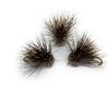 Mosche Artificiali Massimo Clini Roe Caddis Big Head Dry Fly - 5 mosche secche da pesca a mosca montate a mano su amo, Misura amo a scelta, per trota e temolo, Made in Italy