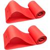 Generic 2 Pezzi Flap Paraniatoli 20x4.0, Nastro Paraniatoli Doppio Strato Nylon PVC per Fat Bike Bicicletta Elettrica, Nastro Cerchio Anti Foratura Protezione Camera d'Aria E-Bike VTT 20x4.0 Pollici